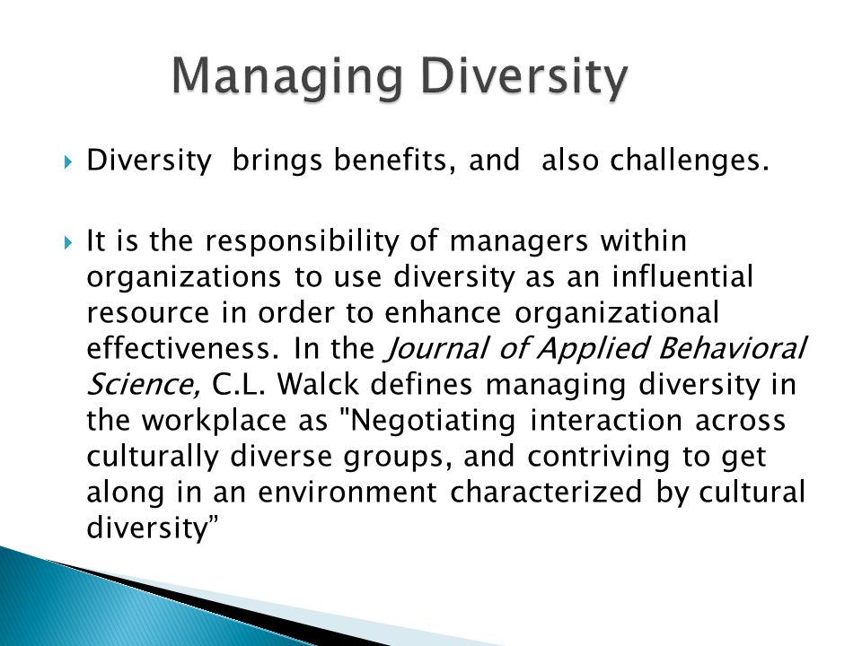 Examples of Diversity Problems in the Workplace